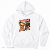 Small But Will Fight You Puppy Hoodie thumb 0