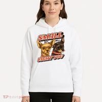 Small But Will Fight You Puppy Hoodie thumb 5