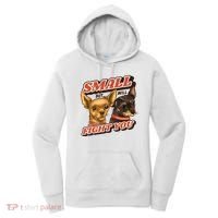 Small But Will Fight You Puppy Women's Hoodie thumb 0