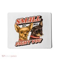 Small But Will Fight You Puppy Mousepad thumb 0