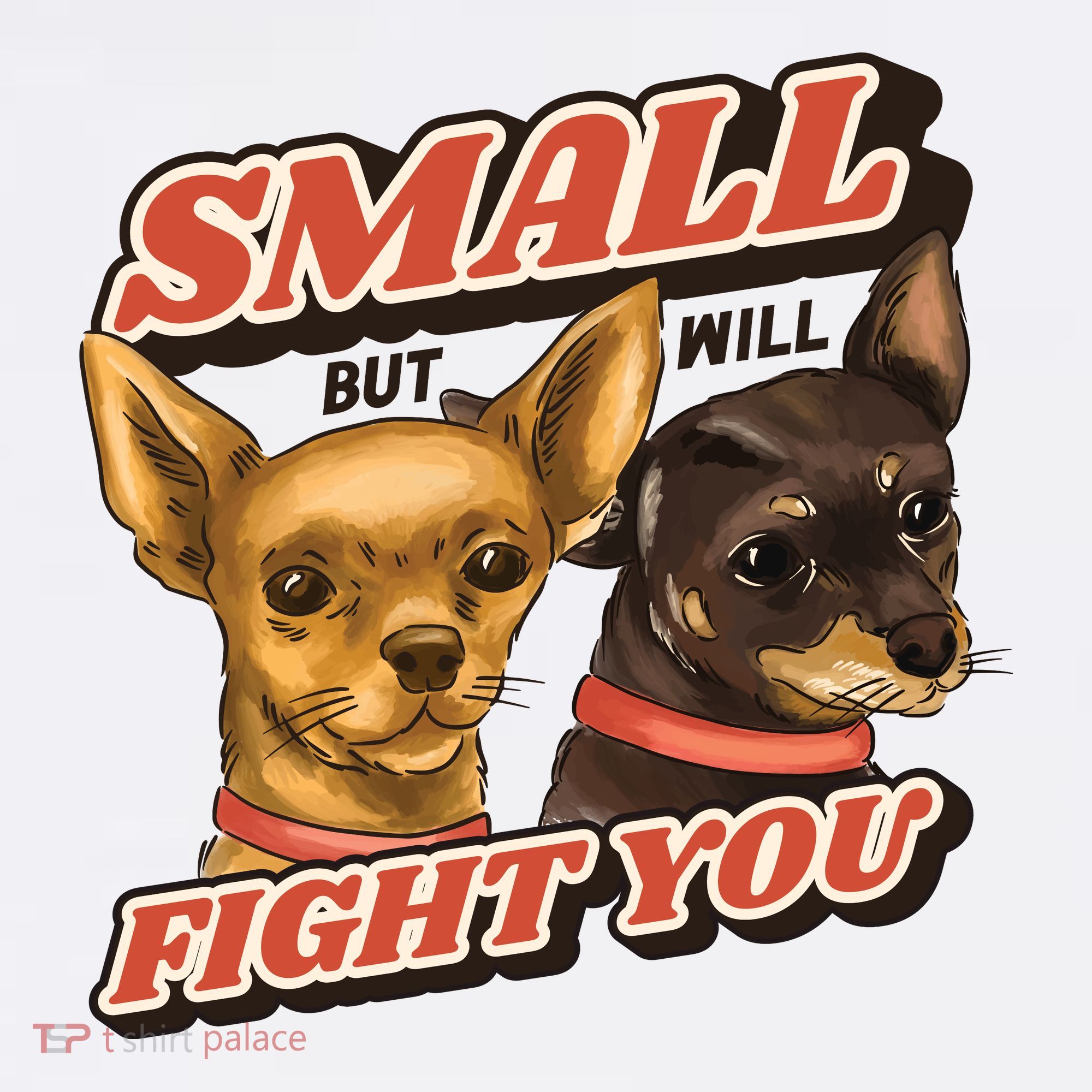 Small But Will Fight You Puppy Women's Tank Top