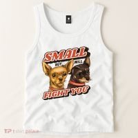 Small But Will Fight You Puppy Tank Top thumb 2