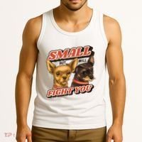 Small But Will Fight You Puppy Tank Top thumb 3