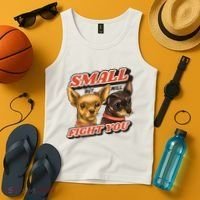 Small But Will Fight You Puppy Tank Top thumb 4