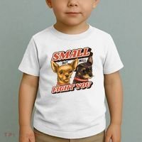 Small But Will Fight You Puppy Toddler T-Shirt thumb 2