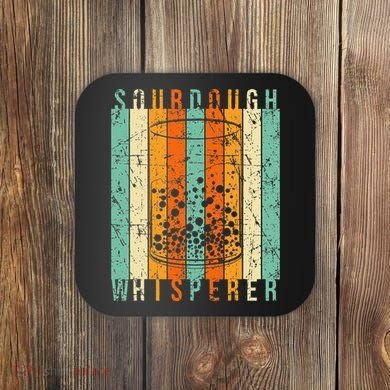 Sourdough Bread Whisperer Baking Baker Sourdough Starter Coaster