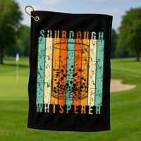 Sourdough Bread Whisperer Baking Baker Sourdough Starter Golf Towel thumb 1