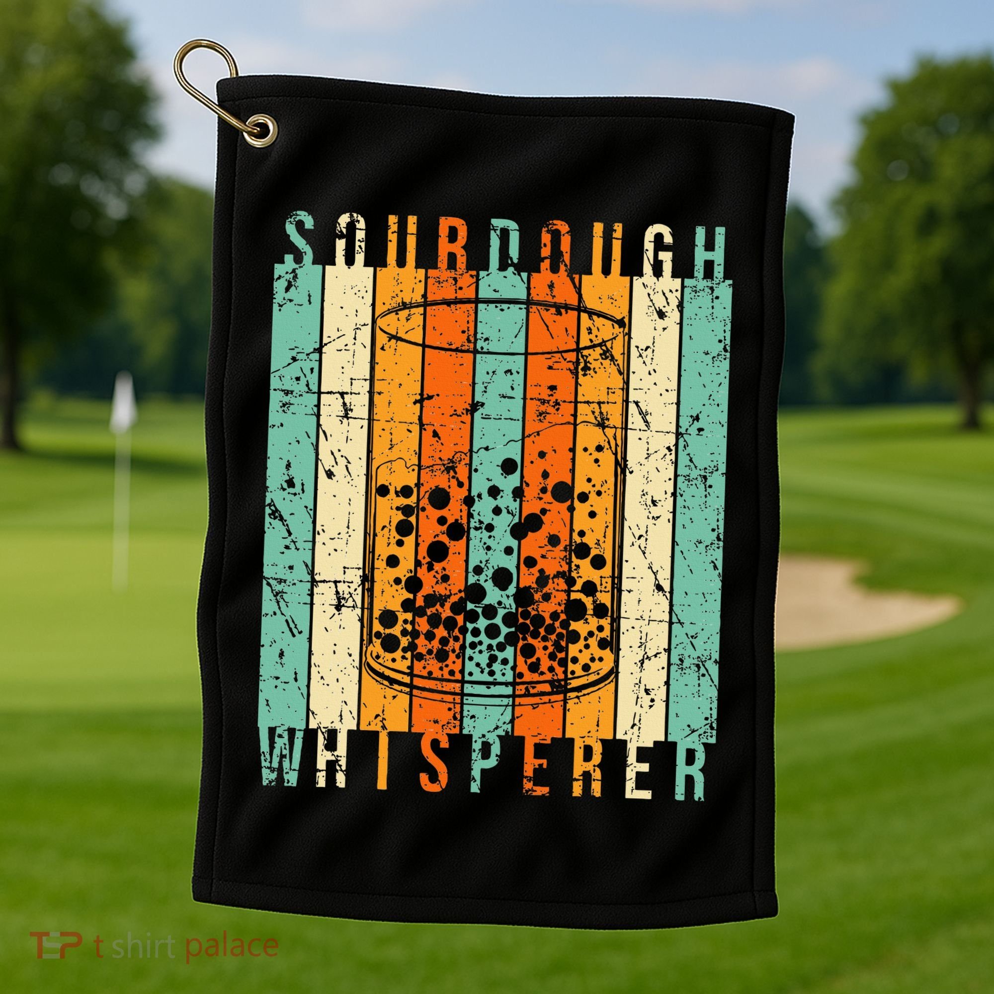 Sourdough Bread Whisperer Baking Baker Sourdough Starter Golf Towel