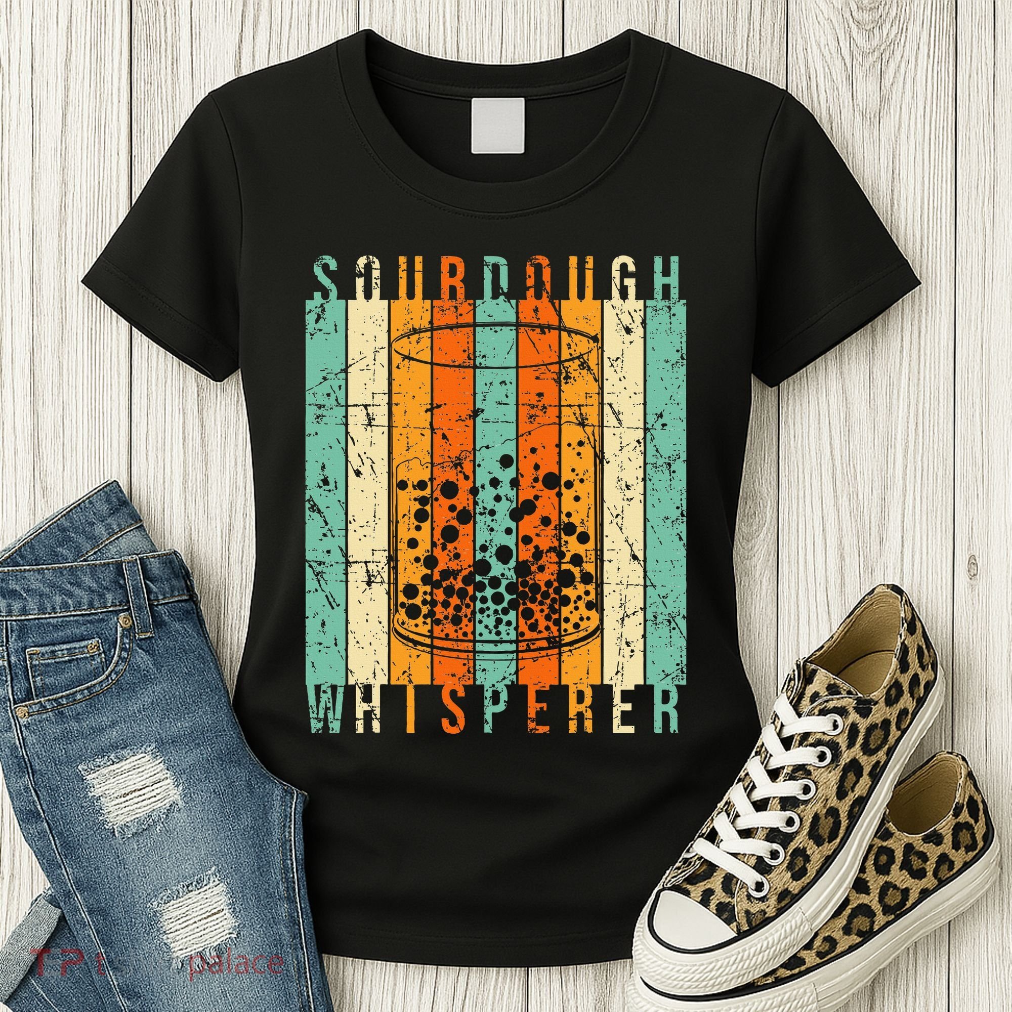 Sourdough Bread Whisperer Baking Baker Sourdough Starter Women's T-Shirt