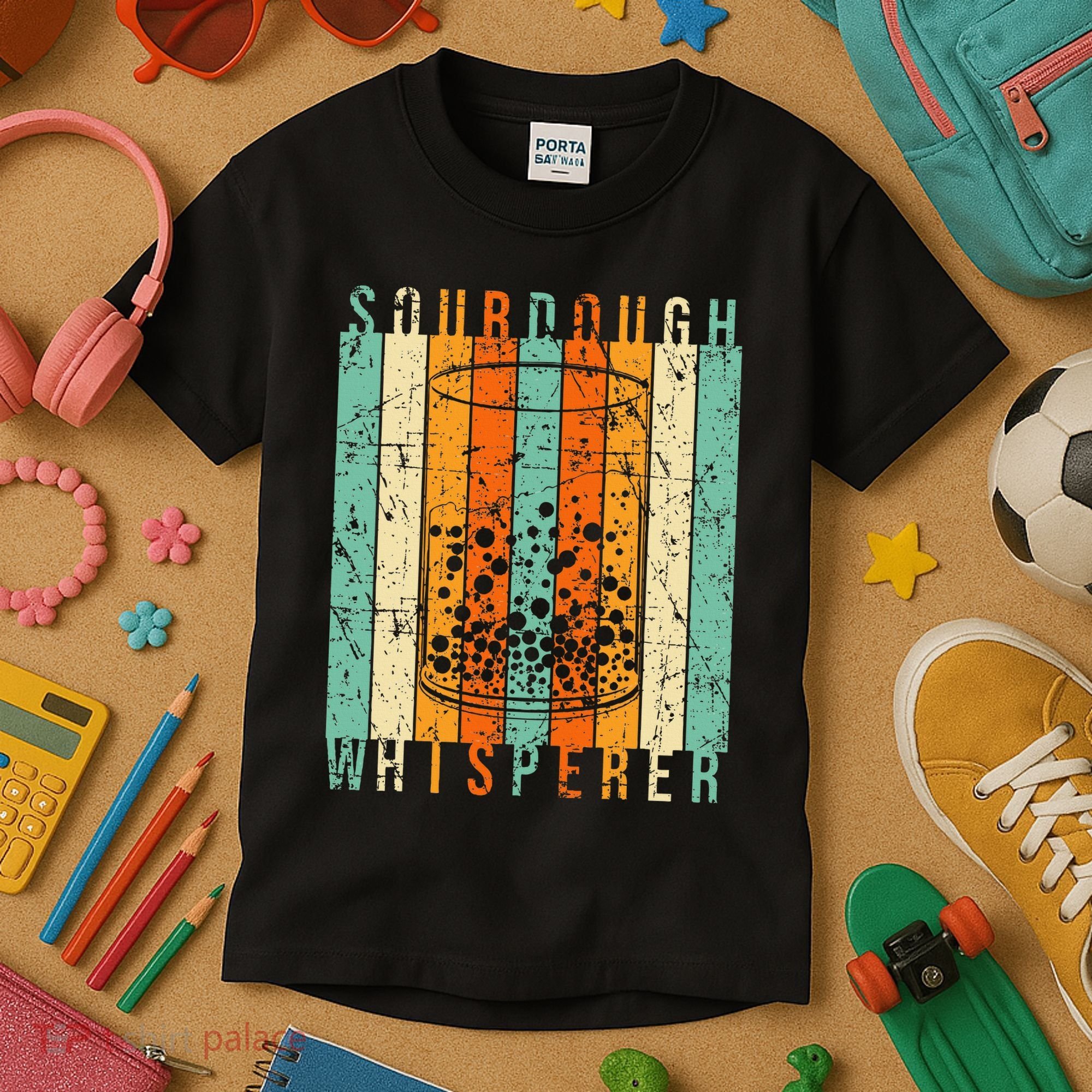 Sourdough Bread Whisperer Baking Baker Sourdough Starter Kids T-Shirt