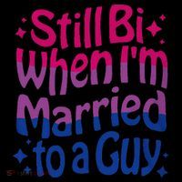 Still Bi When Married To A Guy Bisexual Guy Pride Parade Ornament thumb 1