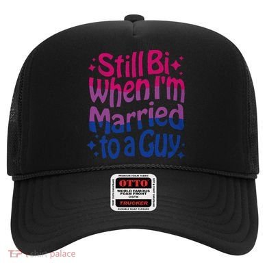 Still Bi When Married To A Guy Bisexual Guy Pride Parade Hat