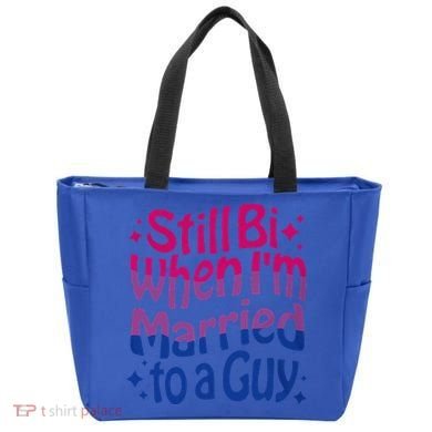 Still Bi When Married To A Guy Bisexual Guy Pride Parade Tote Bag