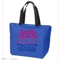 Still Bi When Married To A Guy Bisexual Guy Pride Parade Tote Bag thumb 3