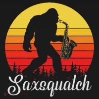 Saxsquatch Bigfoot Yeti Play On Words Doggie Tank thumb 4