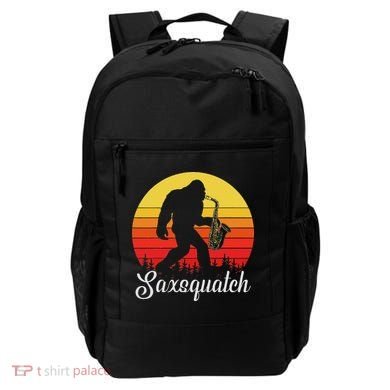 Saxsquatch Bigfoot Yeti Play On Words Backpack