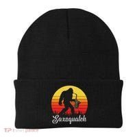Saxsquatch Bigfoot Yeti Play On Words Beanie thumb 0