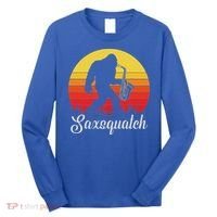 Saxsquatch Bigfoot Yeti Play On Words Long Sleeve Shirt thumb 0