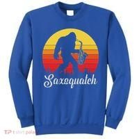 Saxsquatch Bigfoot Yeti Play On Words Sweatshirt thumb 0