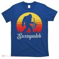 Saxsquatch Bigfoot Yeti Play On Words T-Shirt thumb 0
