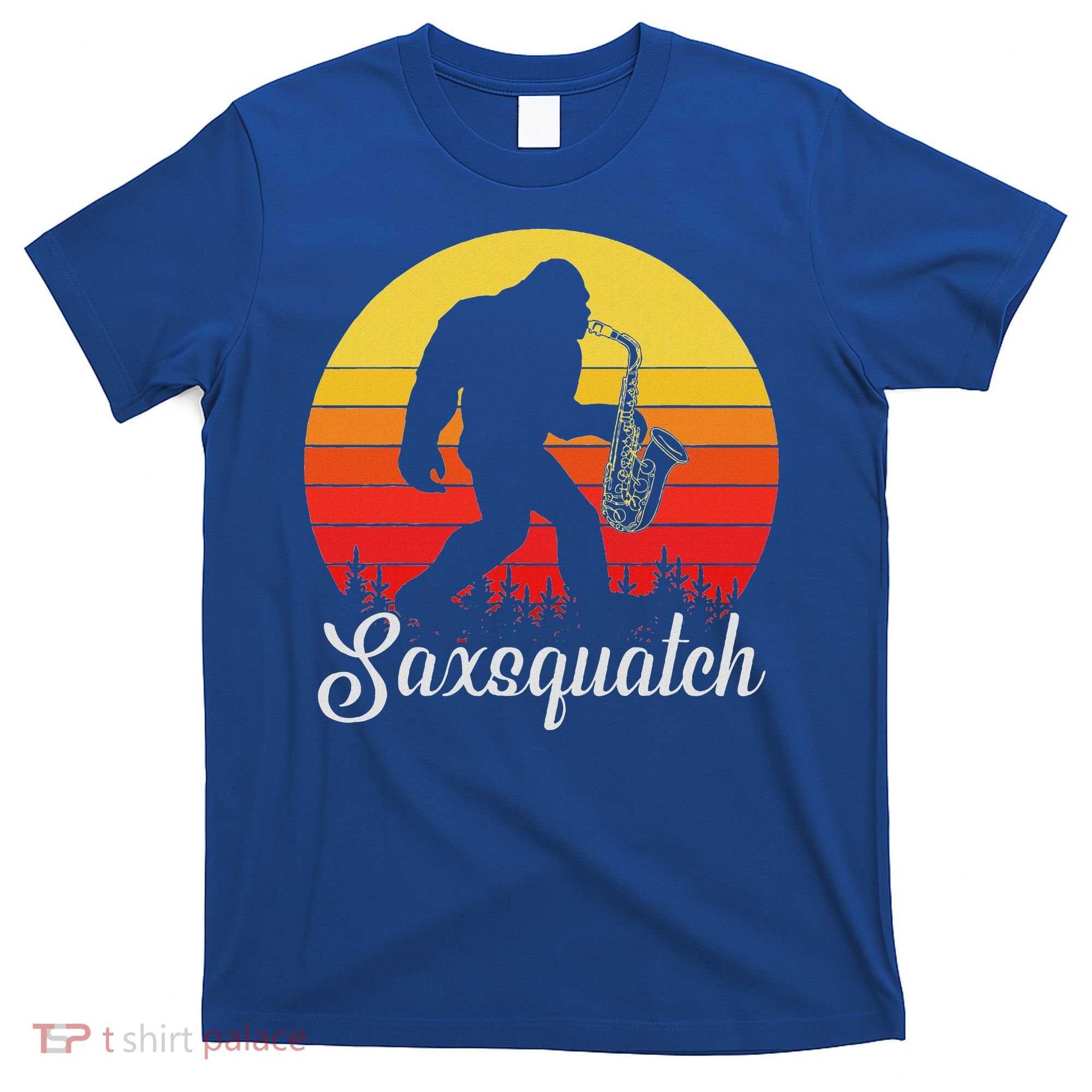 Saxsquatch Bigfoot Yeti Play On Words T-Shirt