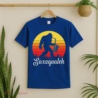 Saxsquatch Bigfoot Yeti Play On Words T-Shirt thumb 2
