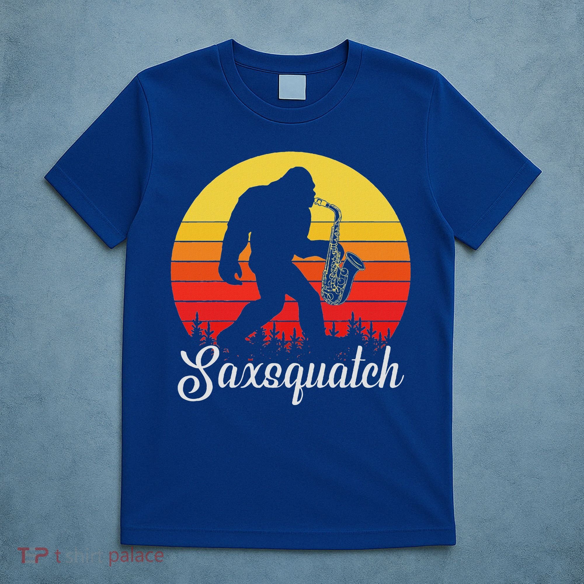 Saxsquatch Bigfoot Yeti Play On Words T-Shirt