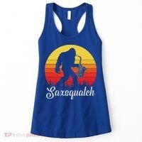 Saxsquatch Bigfoot Yeti Play On Words Women's Tank Top thumb 0