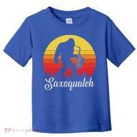 Saxsquatch Bigfoot Yeti Play On Words Toddler T-Shirt thumb 0