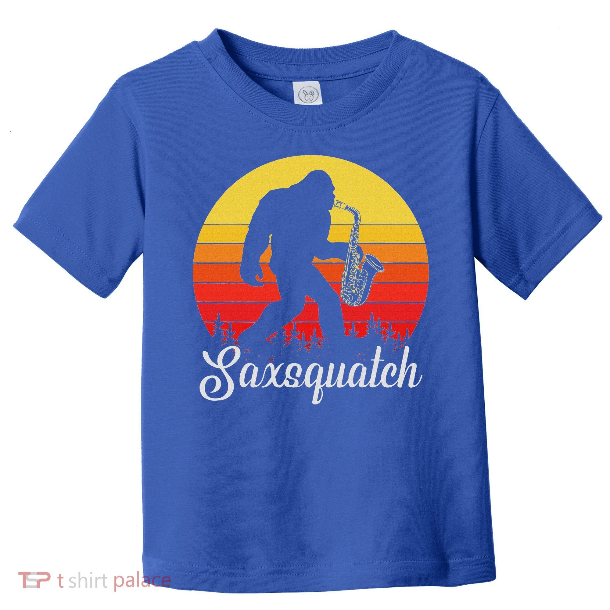 Saxsquatch Bigfoot Yeti Play On Words Toddler T-Shirt