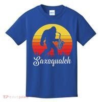 Saxsquatch Bigfoot Yeti Play On Words Kids T-Shirt thumb 0