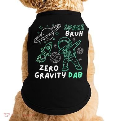 Space Bruh Zero Gravity Dab - Funny Astronaut Doggie Tank