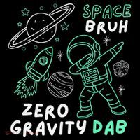 Space Bruh Zero Gravity Dab - Funny Astronaut Apron thumb 3