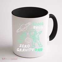Space Bruh Zero Gravity Dab - Funny Astronaut Coffee Mug thumb 1