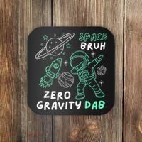 Space Bruh Zero Gravity Dab - Funny Astronaut Coaster thumb 0
