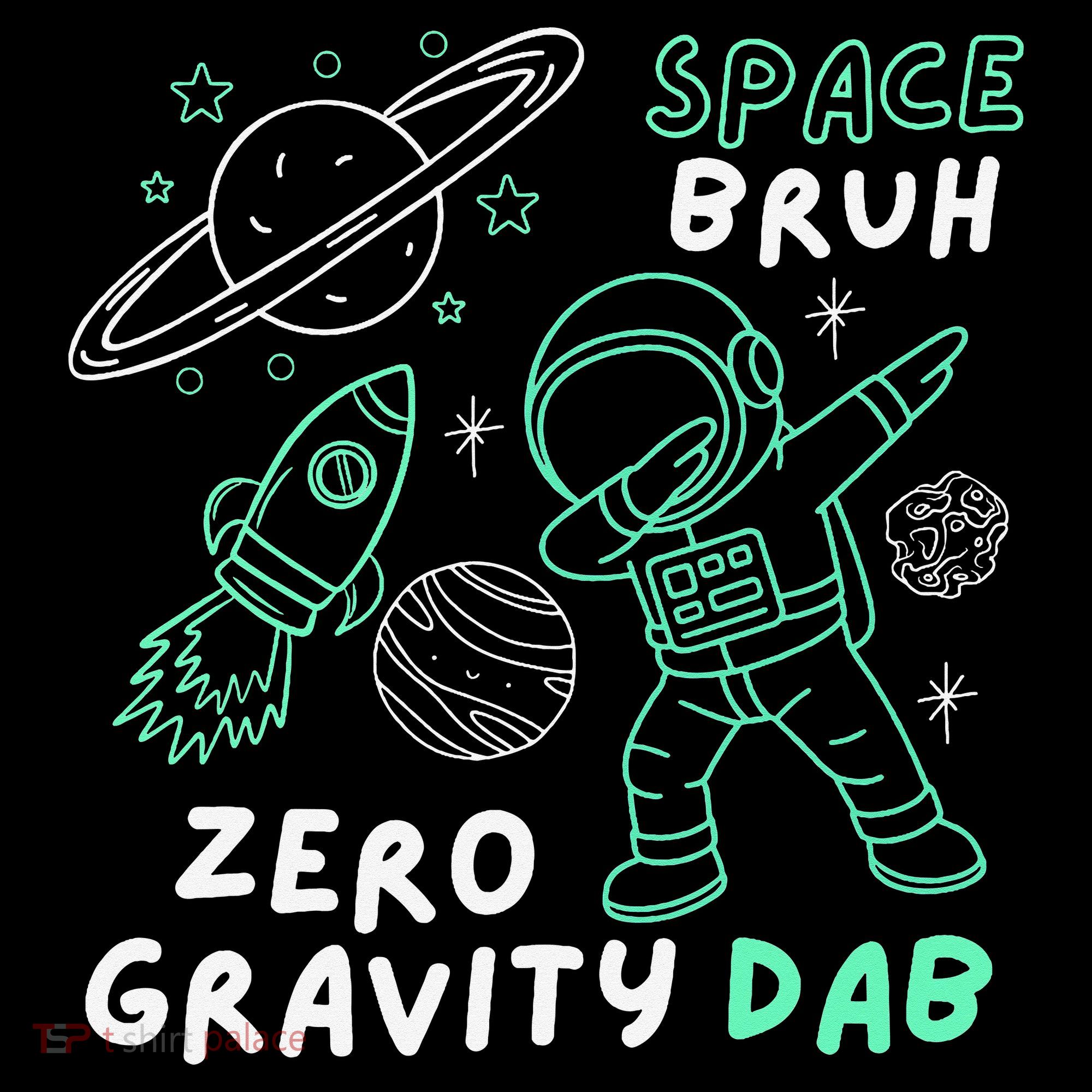 Space Bruh Zero Gravity Dab - Funny Astronaut Coaster