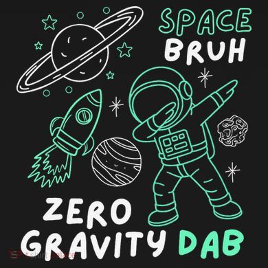 Space Bruh Zero Gravity Dab - Funny Astronaut Long Sleeve Pajama Set
