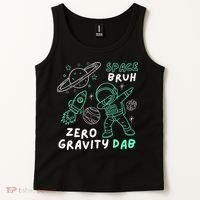 Space Bruh Zero Gravity Dab - Funny Astronaut Tank Top thumb 2