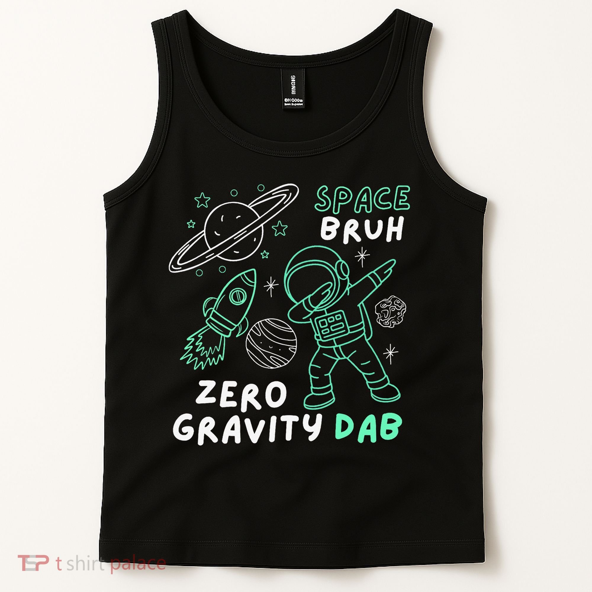 Space Bruh Zero Gravity Dab - Funny Astronaut Tank Top