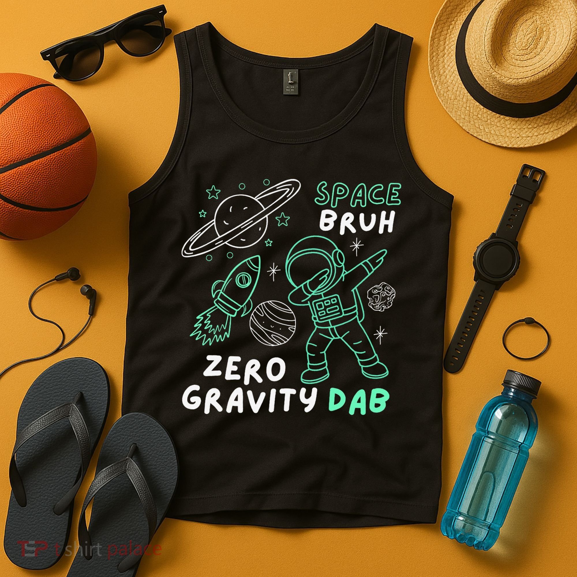 Space Bruh Zero Gravity Dab - Funny Astronaut Tank Top