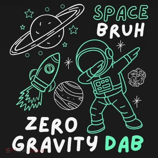 Space Bruh Zero Gravity Dab - Funny Astronaut Women's Long Sleeve Shirt