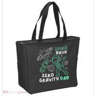 Space Bruh Zero Gravity Dab - Funny Astronaut Tote Bag thumb 2