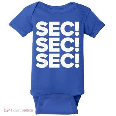 Sec Champs 2024 Baseball Baby Bodysuit