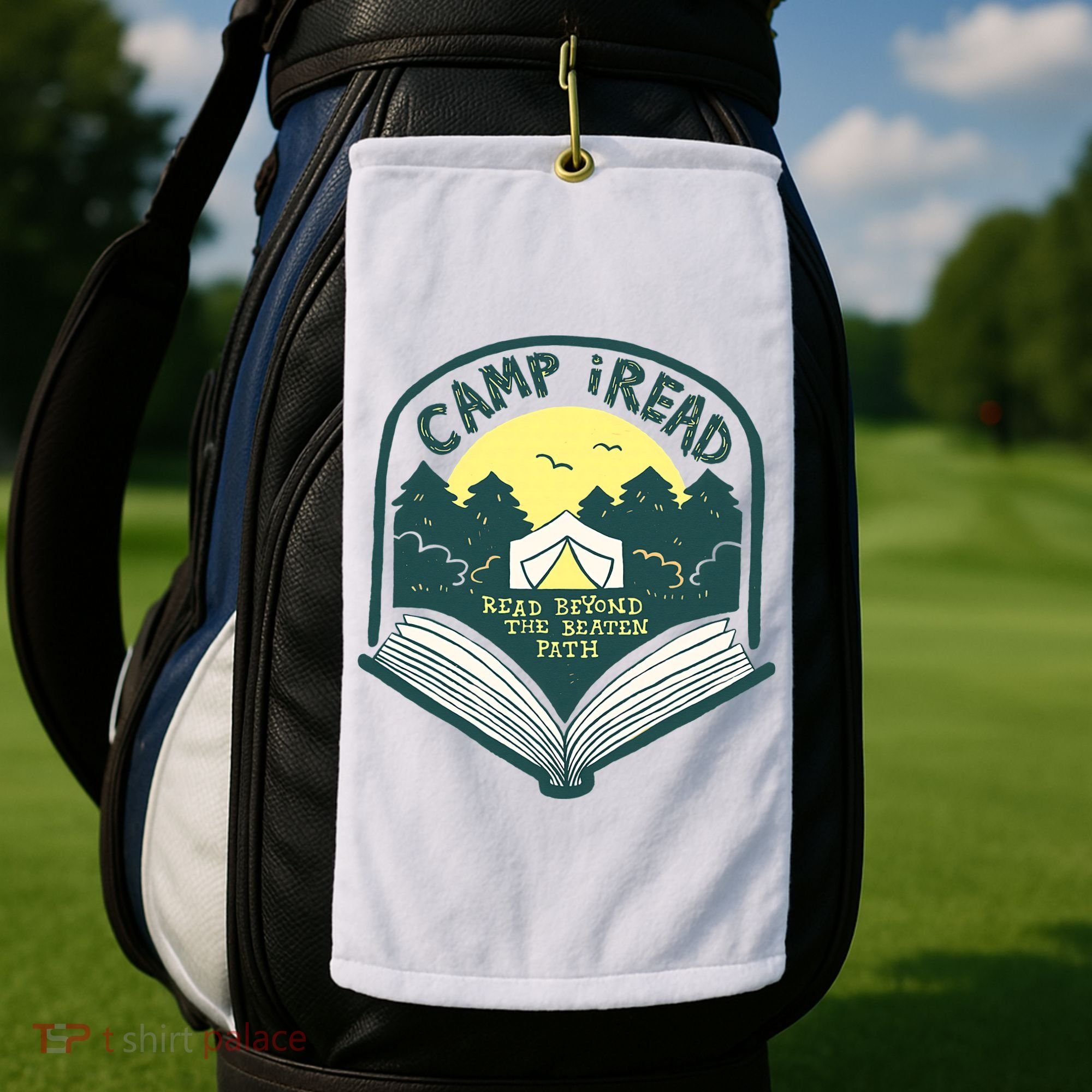 Summer Camp 2022 Read Beyond the Beaten Path STEM Teacher Golf Towel