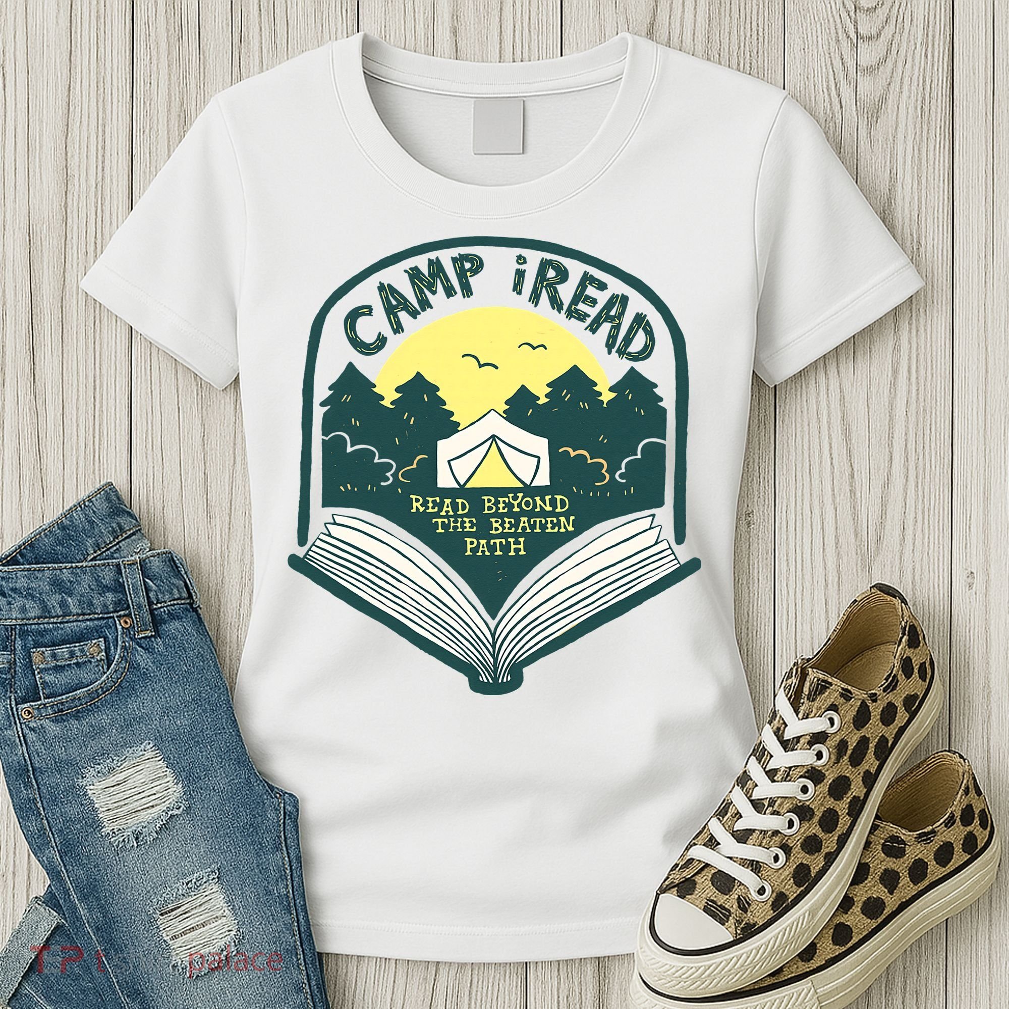 Summer Camp 2022 Read Beyond the Beaten Path STEM Teacher Women's T-Shirt