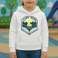 Summer Camp 2022 Read Beyond the Beaten Path STEM Teacher Kids Hoodie thumb 3
