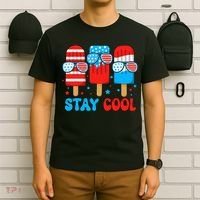 Stay Cool 4th July Popsicle T-Shirt thumb 6