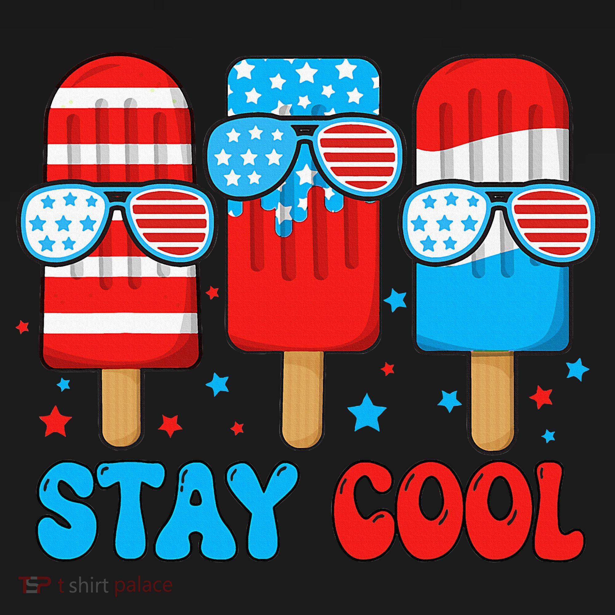 Stay Cool 4th July Popsicle T-Shirt