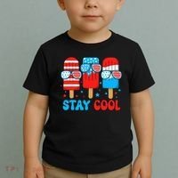 Stay Cool 4th July Popsicle Toddler T-Shirt thumb 2