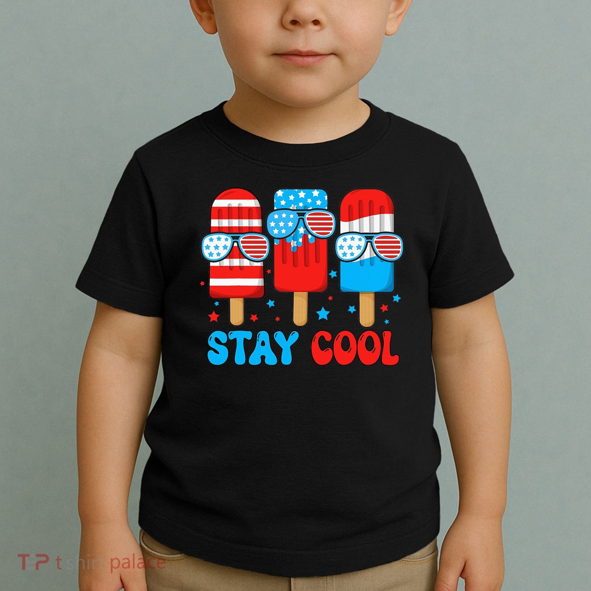 Stay Cool 4th July Popsicle Toddler T-Shirt